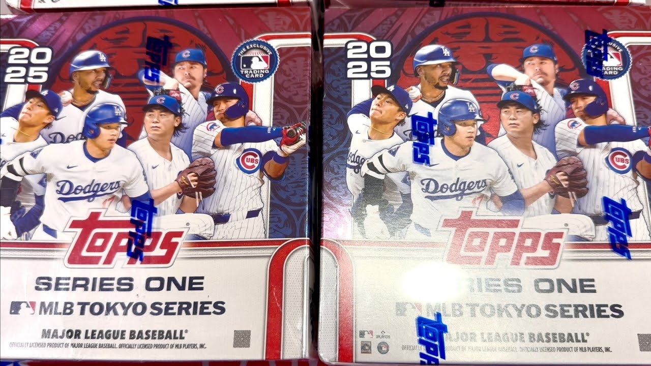 NEW!  2025 TOPPS JAPANESE TOKYO SERIES BOXES !
