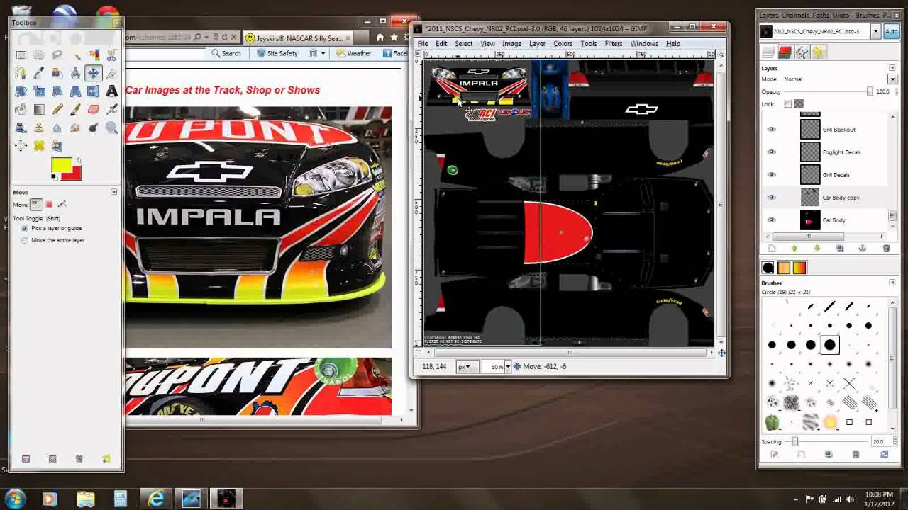 How To Paint Cars For NR2003 (Any Mod)
