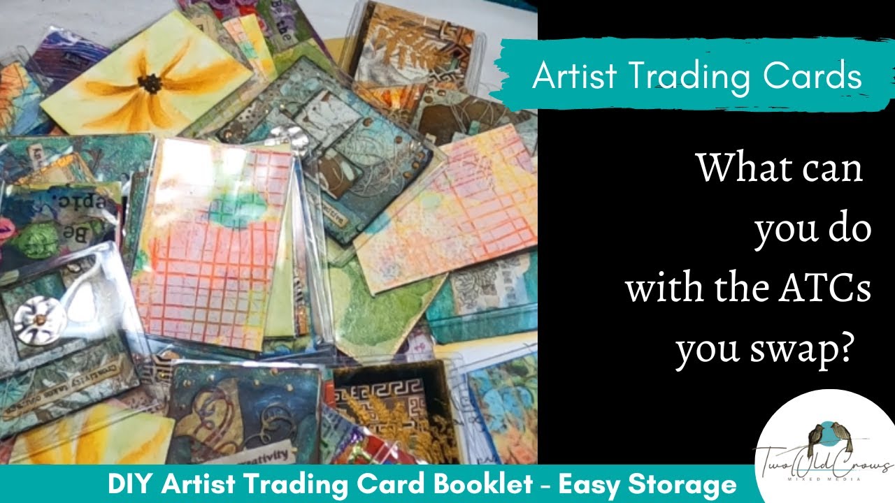 Artist Trading Card Booklet | Storing your ATCS | ATC Book Tutorial