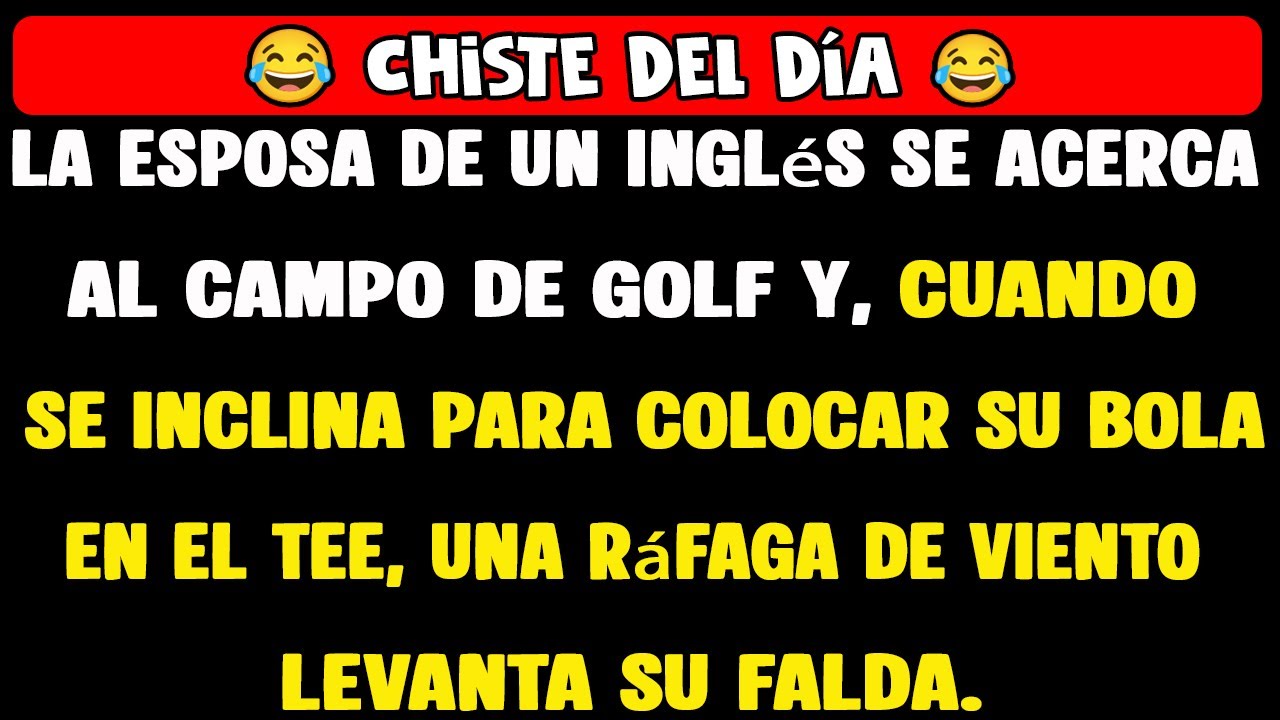 😂 Chiste del D&iacute;a: &iexcl;La Esposa del Ingl&eacute;s y el Viento Travieso en el Golf! ⛳🤣