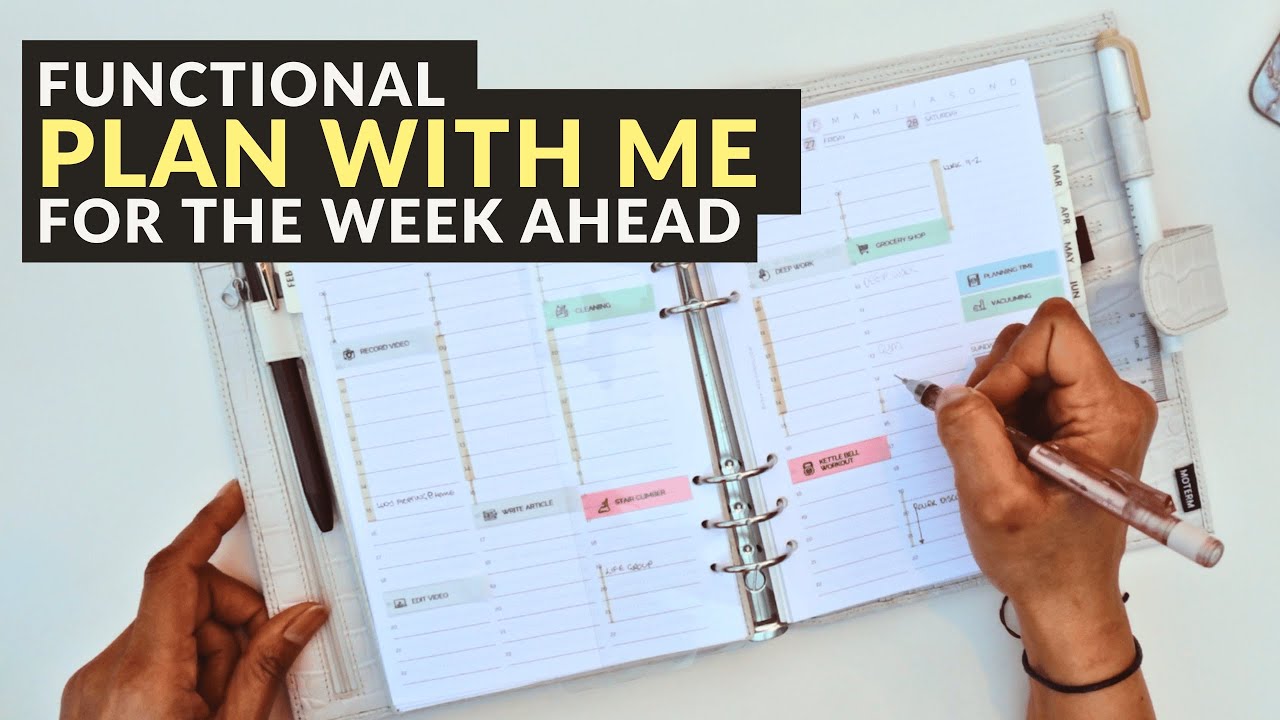 How I Actually Plan My Week (Not Just a Pretty Planner!)