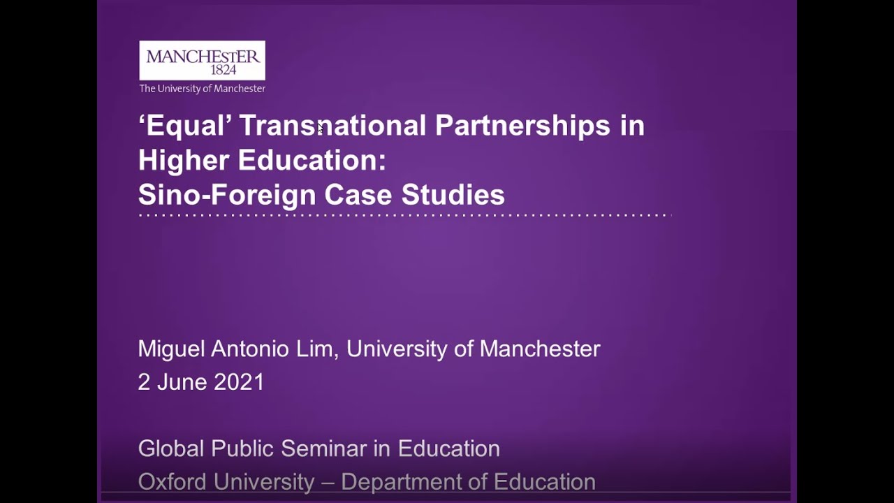 Global Public Seminar in CIE: Miguel Antonio Lim, 