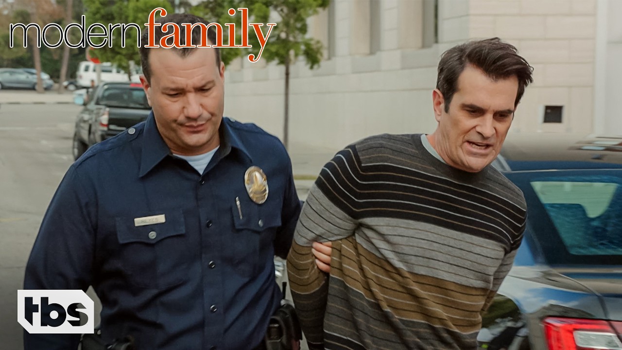 Phil Gets Arrested in Front of Luke (Clip) | Modern Family | TBS
