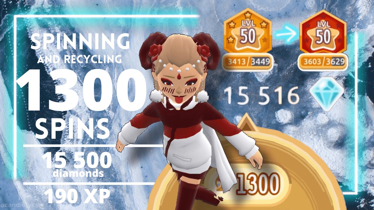 Spinning 1,300 SPINS: 15,000 DIAMONDS & 190 XP | Xmas Edition | Hotel Hideaway