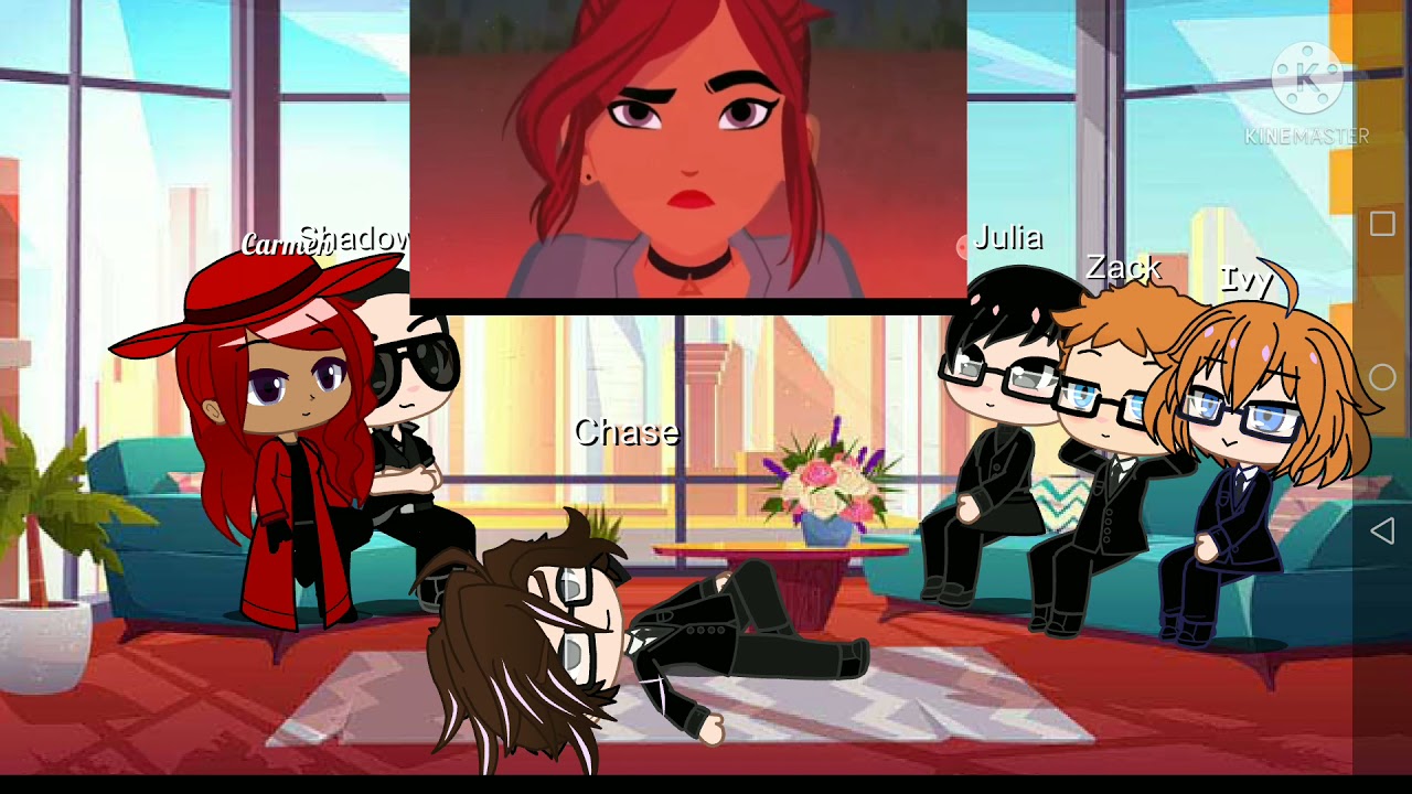 Carmen Sandiego Characters reacts to Carmen (What' s my name!) Music video.