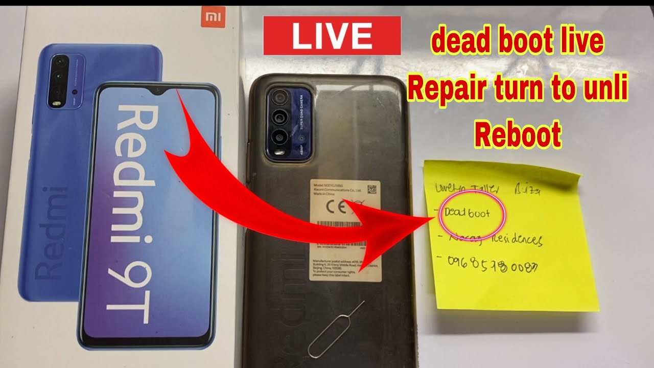 xiaomi Redmi 9t Dead boot repair Live Video Actual repair Para mas maintindhan to our viewers