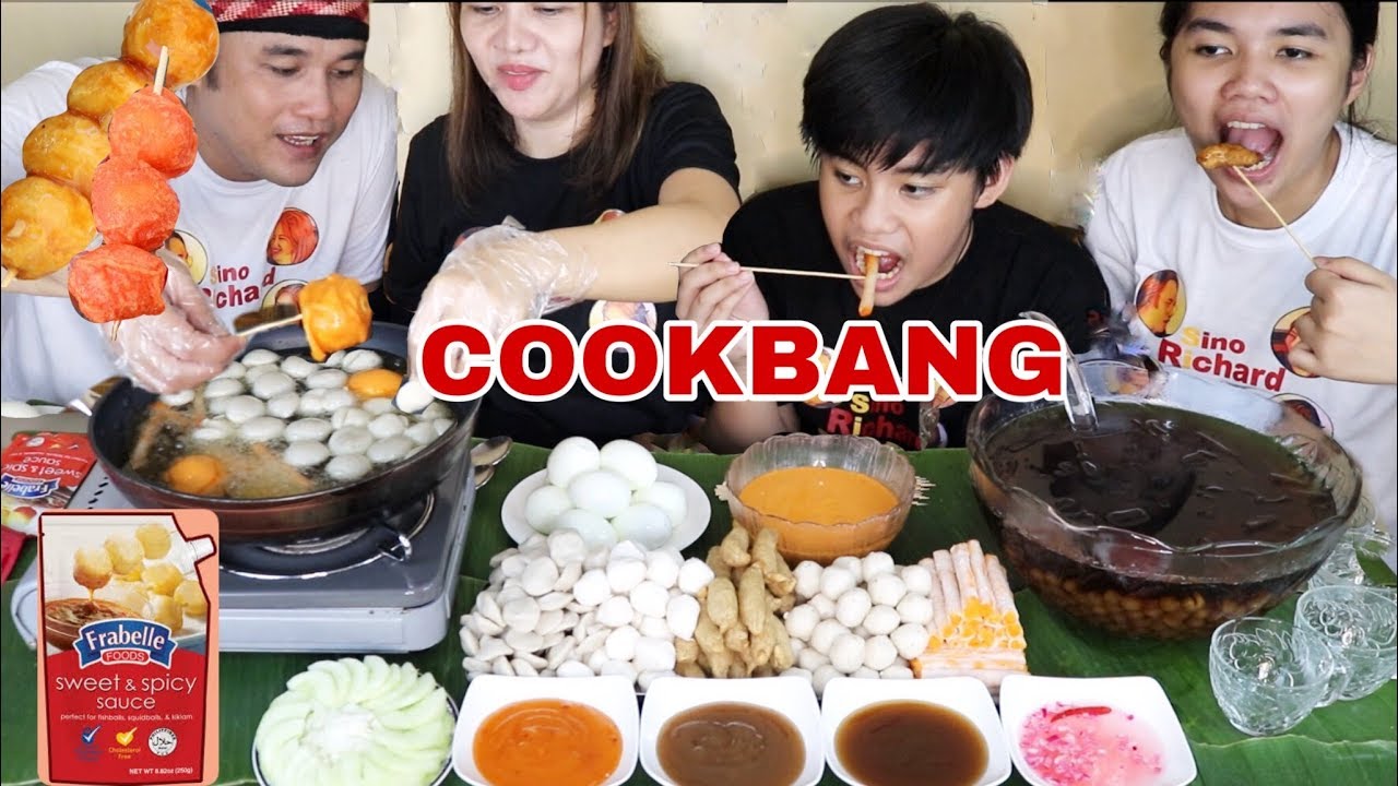 Street food Cookbang!(Cheese Stick, kikiam,Squid Ball, Chicken Ball,Fish Ball, Kwek kwek,) Mukbang