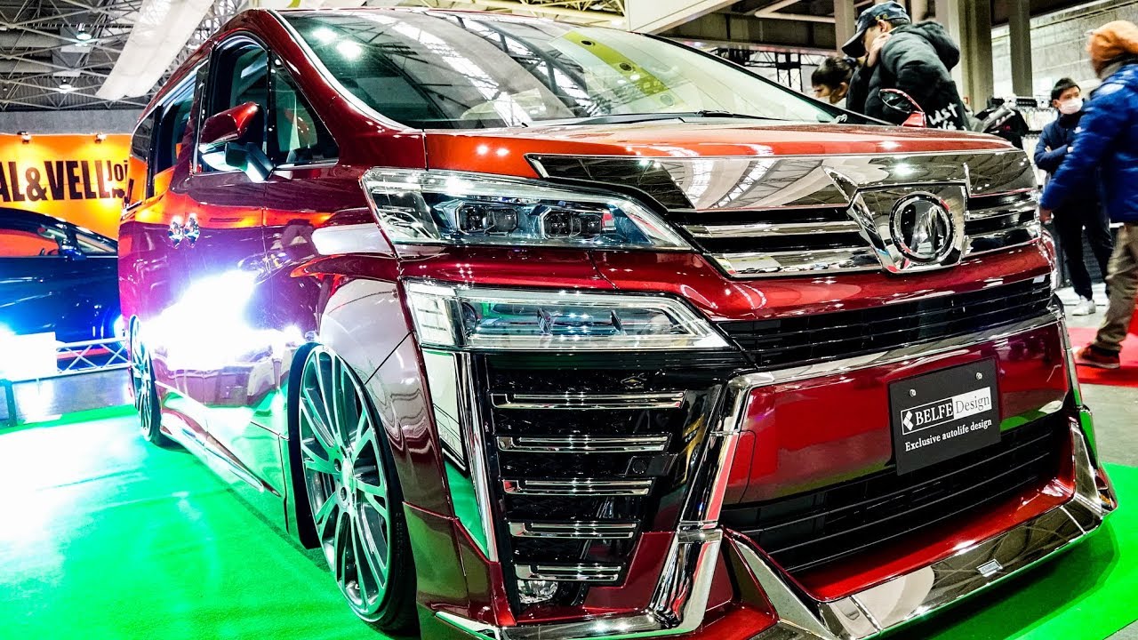 (4K)BELFE DESIGN TOYOTA 30 VELLFIRE custom 30系ヴェルファイアカスタム - OSAKA AUTO MESSE 2019