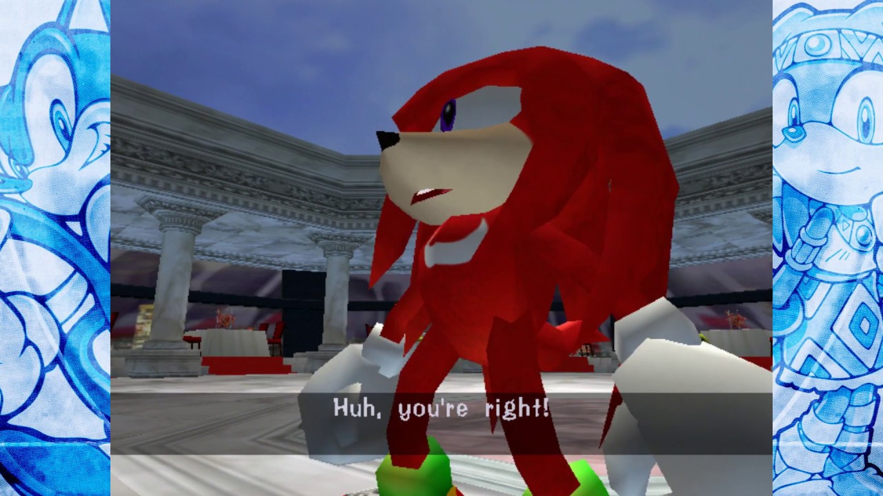Sonic Adventure - Knuckles' Story using his E3 voice