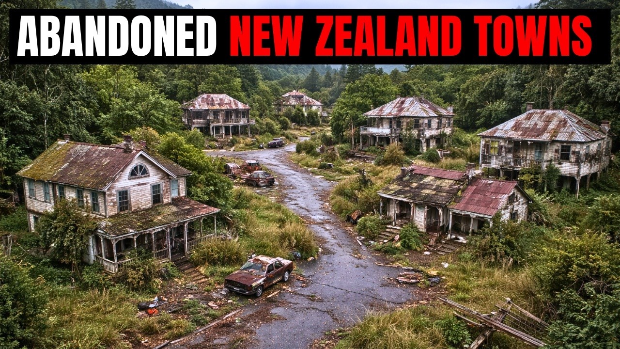 13 городов-призраков в Новой Зеландии, о которых вам не положено знать.