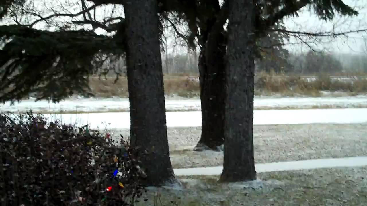 Lights, camera - winter arrives in Weldon Saskatchewan.MOV