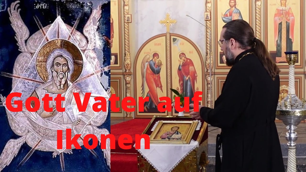 Ikonen von Gott Vater und dem Heiligen Geist