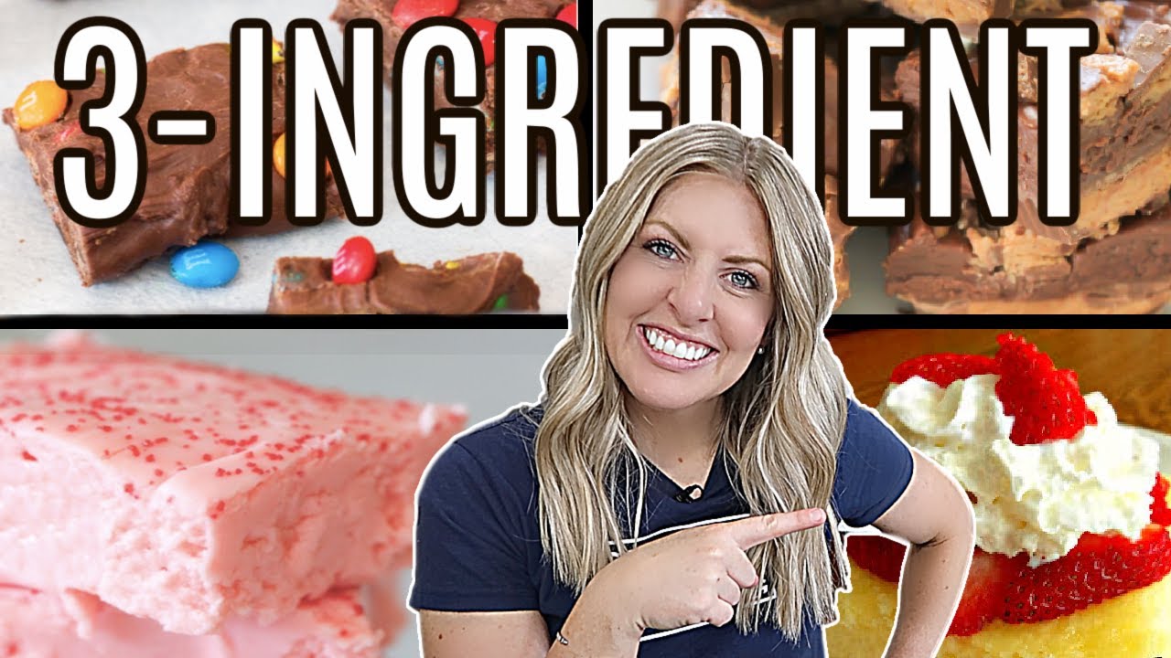 10 ПРОСТЫХ десертов из 3 ингредиентов