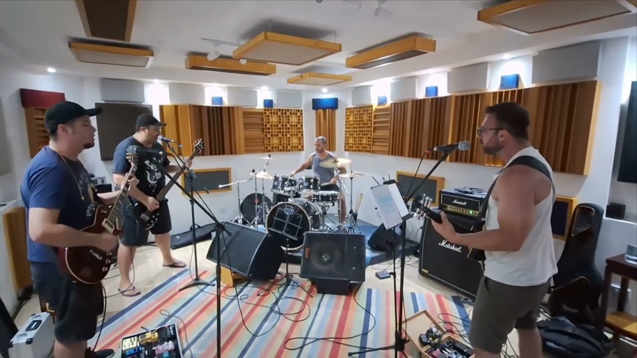 Ensaio da Banda NOCIVOS em Studio Uirapuru - Santo André 