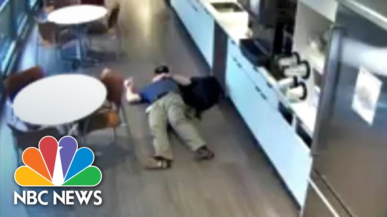 WATCH: New Jersey Man Fakes Fall After Throwing Ice Cubes On Ground | NBC News