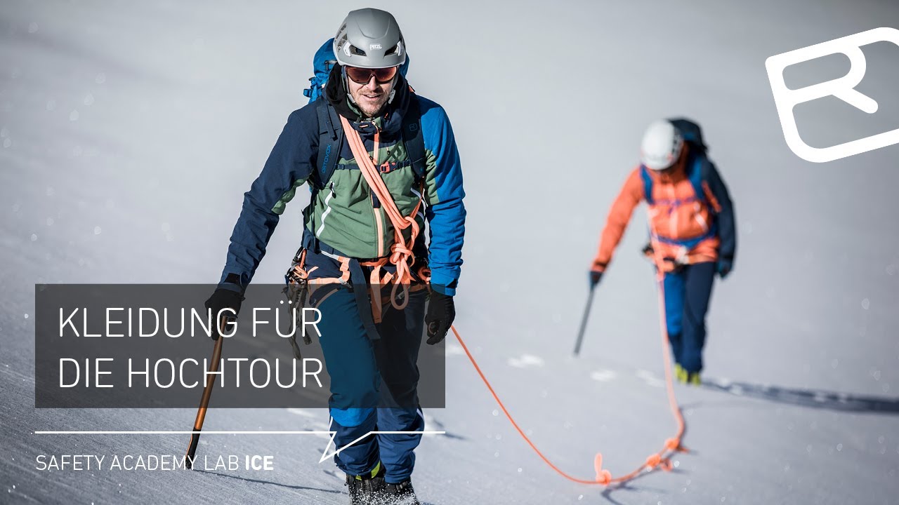 Bekleidung bei Hochtouren: Merinounterw&auml;sche,  Softshelljacke & Co. - Tutorial (2/18) | LAB ICE
