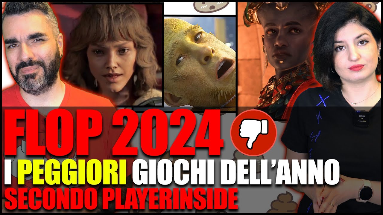 FLOP 2024: I videogiochi più DELUDENTI dell'anno SECONDO PLAYERINSIDE