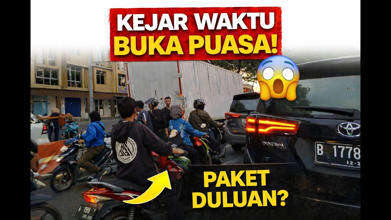 Kejar Waktu Buka Puasa & Paket Harus Sampai Duluan | Tes Kamera Helm