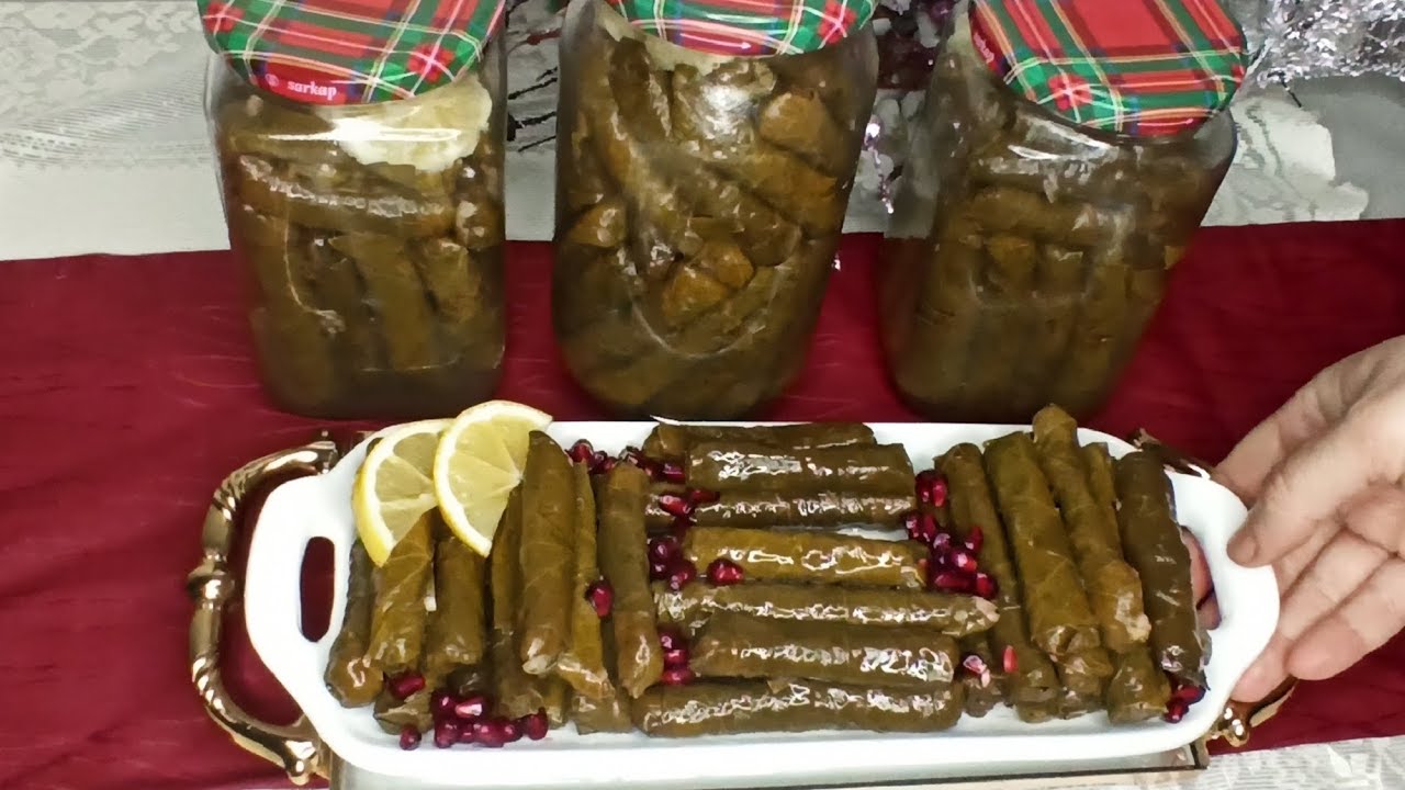 Sarma benden sorulur yıllarca kalsa bile ilk gün ki tazeliğn korur #yapraksarmakoservesi#yapraksarma