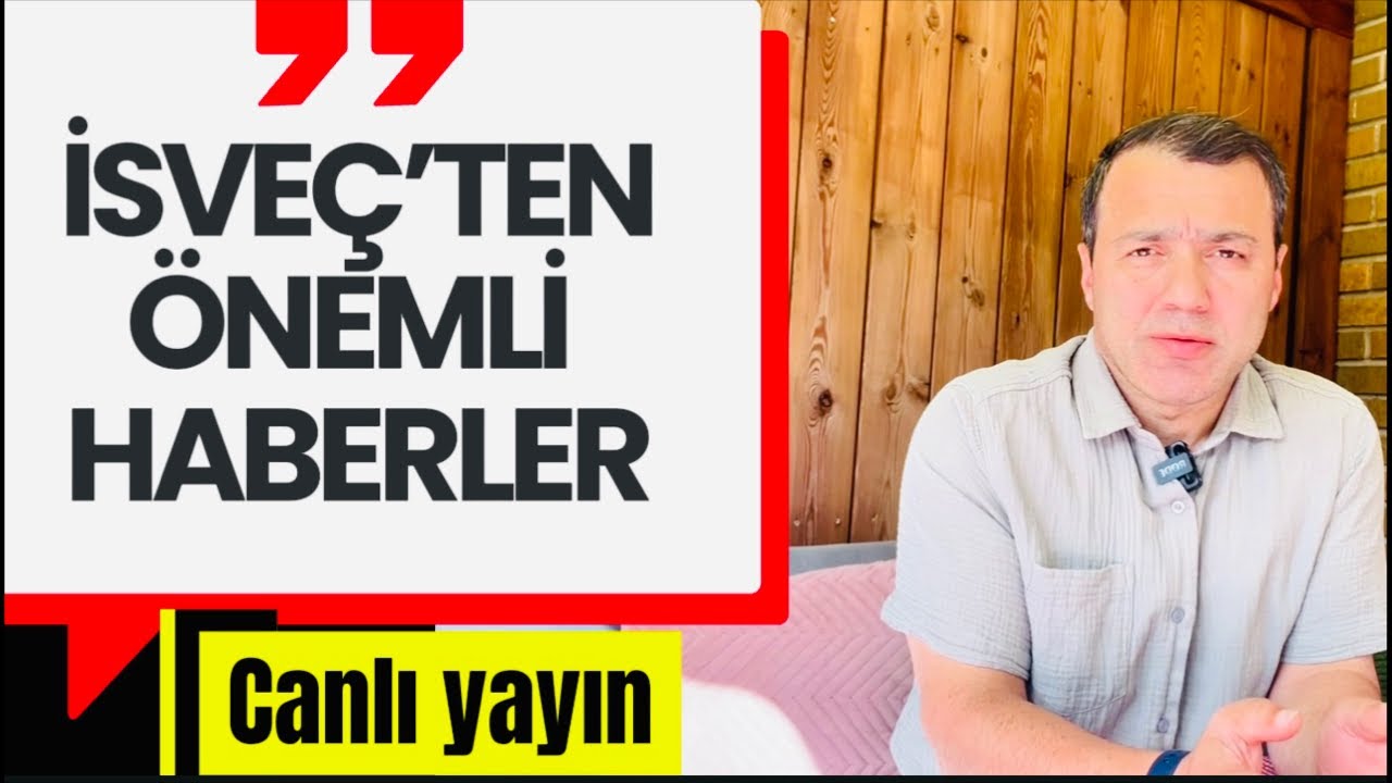 İSVEÇ’TEN ÖNEMLİ HABERLER (20 EYLÜL 2025)
