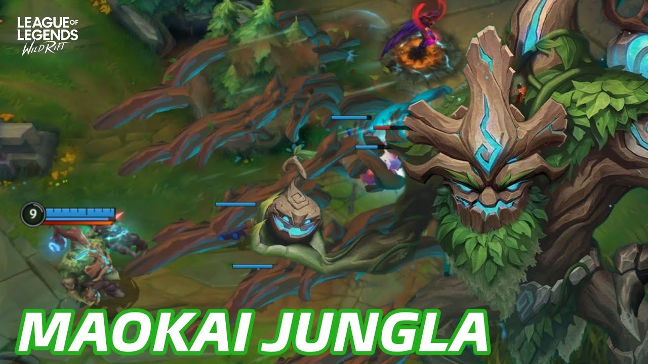 MAOKAI AP ONESHOTEA HASTA CON LOS PIMPOLLOS 🤣 - FULL GAMEPLAY - WILD RIFT.
