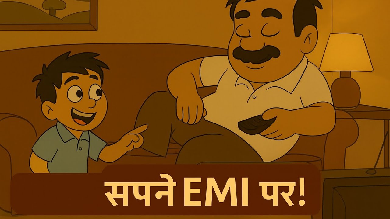 सपने EMI पर! | Middle Class Family Funny Story 😂 | Indian Cartoon Comedy