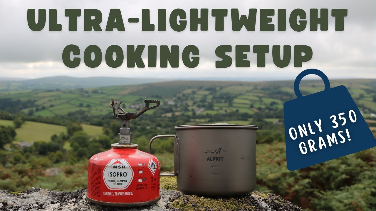 Ultra-Lightweight Camping Cooking Setup | ONLY 350 GRAMS!