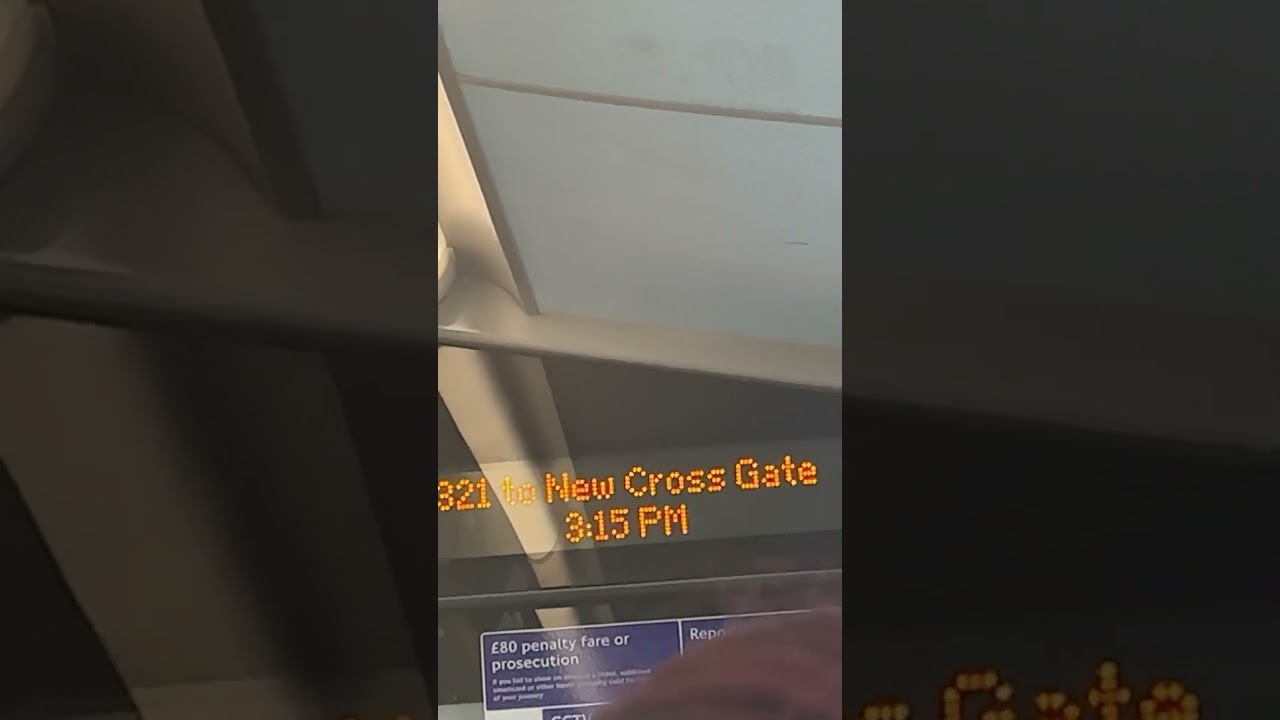 321 to New Cross Gates announcement #bus