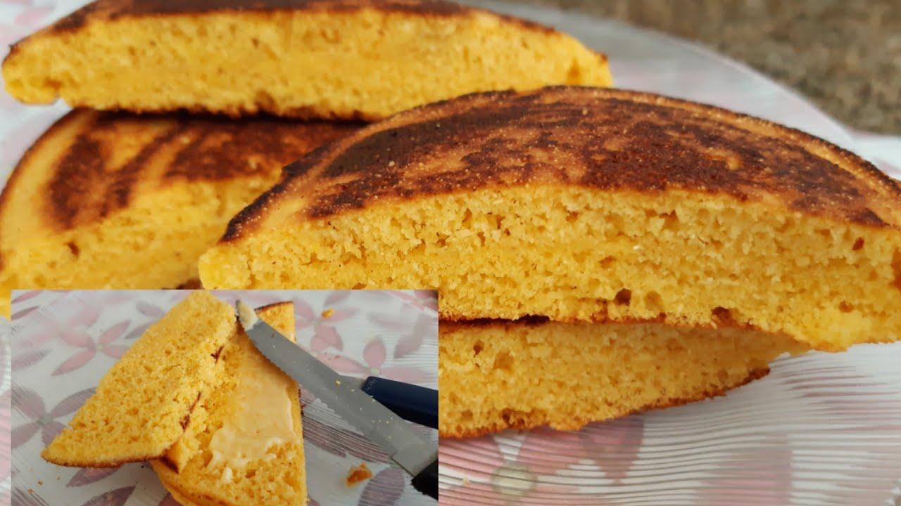PÃO DE FUBÁ SÓ 3 MINUTOS NA FRIGIDEIRA INCRÍVEL fofinho delícia😋😋