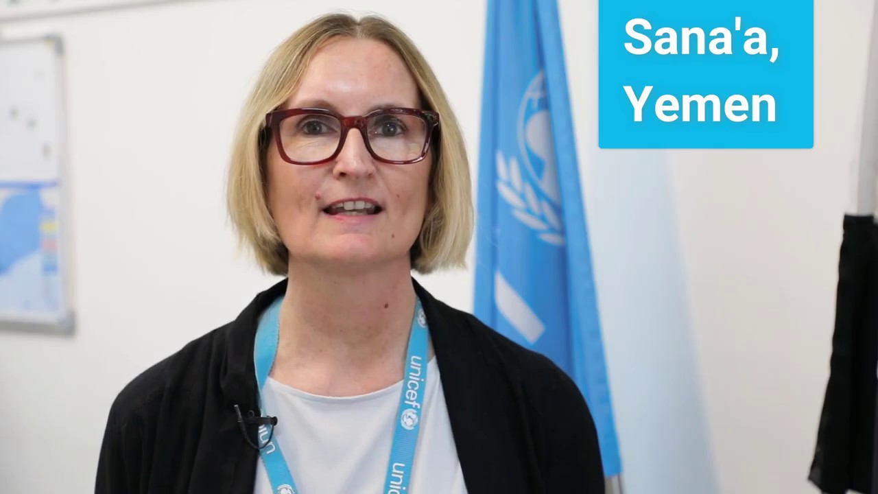 Julie Gill, UNICEF Chief of Child Protection in Sana'a, Yemen