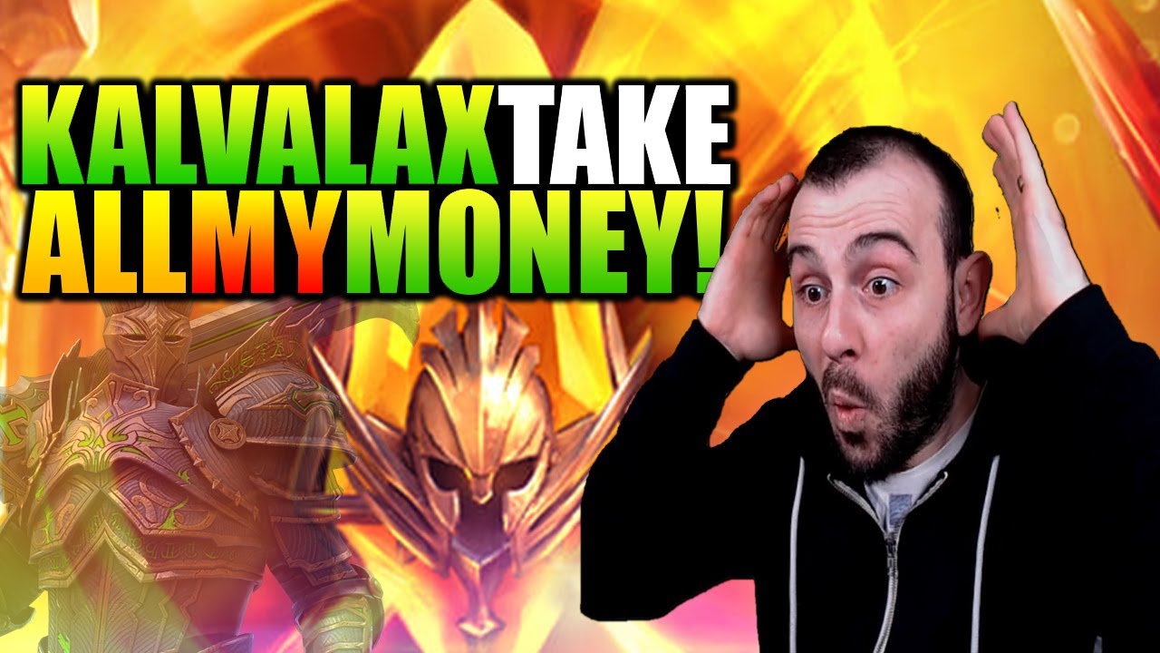 OPENED ALL MY SHARDS FOR KALVALAX THE PVE MONSTER!! BOOSTED SUMMONS RAID SHADOW LEGENDS