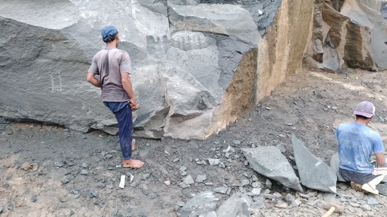 traditional stone mining