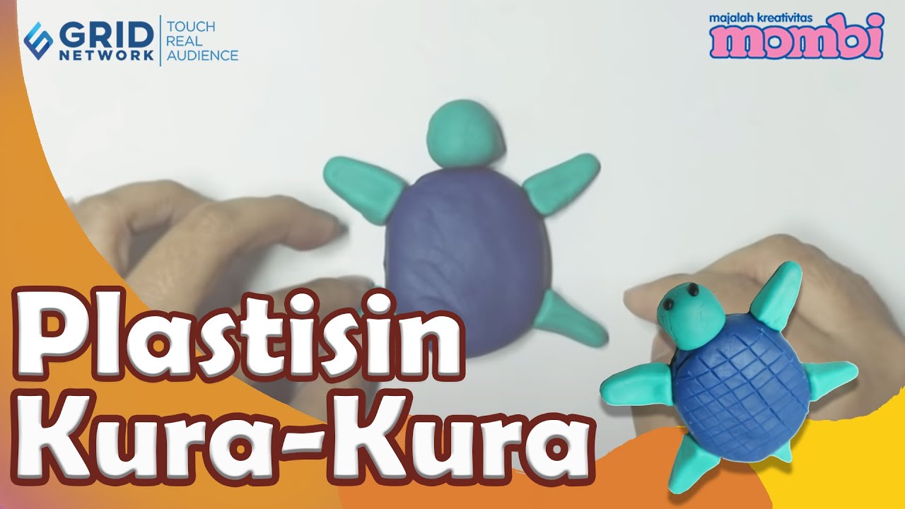 Membuat Plastisin –  Kura Kura - Kreasi Mombi Membuat Plastisin