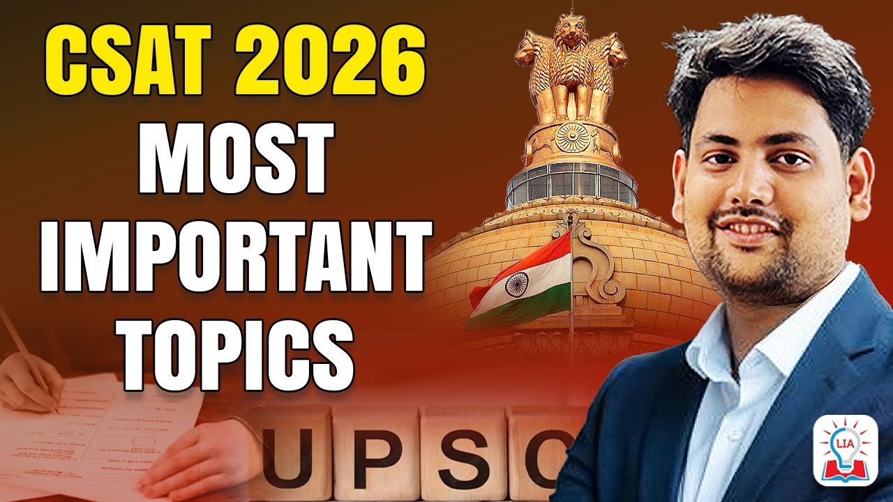 UPSC CSAT 2026 Strategy: High-Scoring & Must-Do Topics I Prelims Cracking Techniques I Legacy IAS