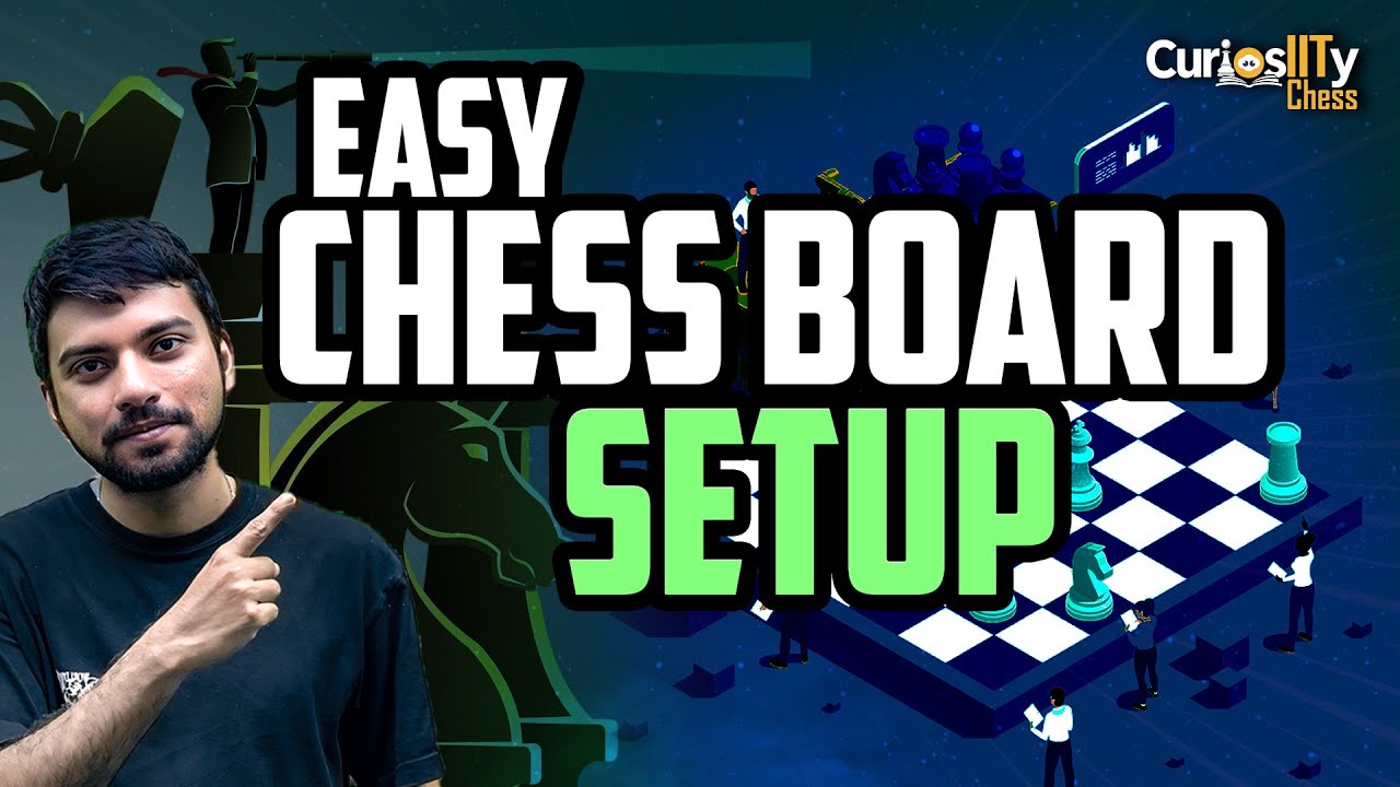 The BEST Way to SET UP Your Chess Board Quickly | Easy chess trick to remember for beginners