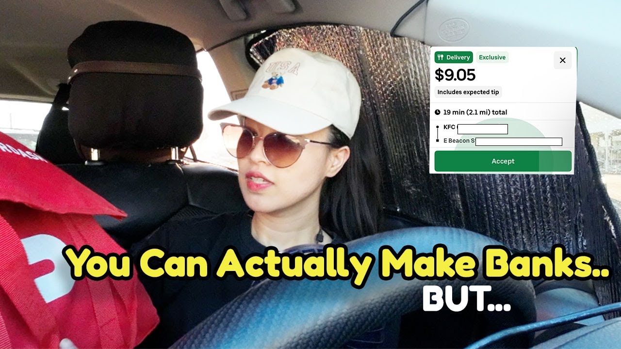 Door Dashers in California Can Actually Make Banks! But..Saturation & Economy.. Uber Eats Ride Along
