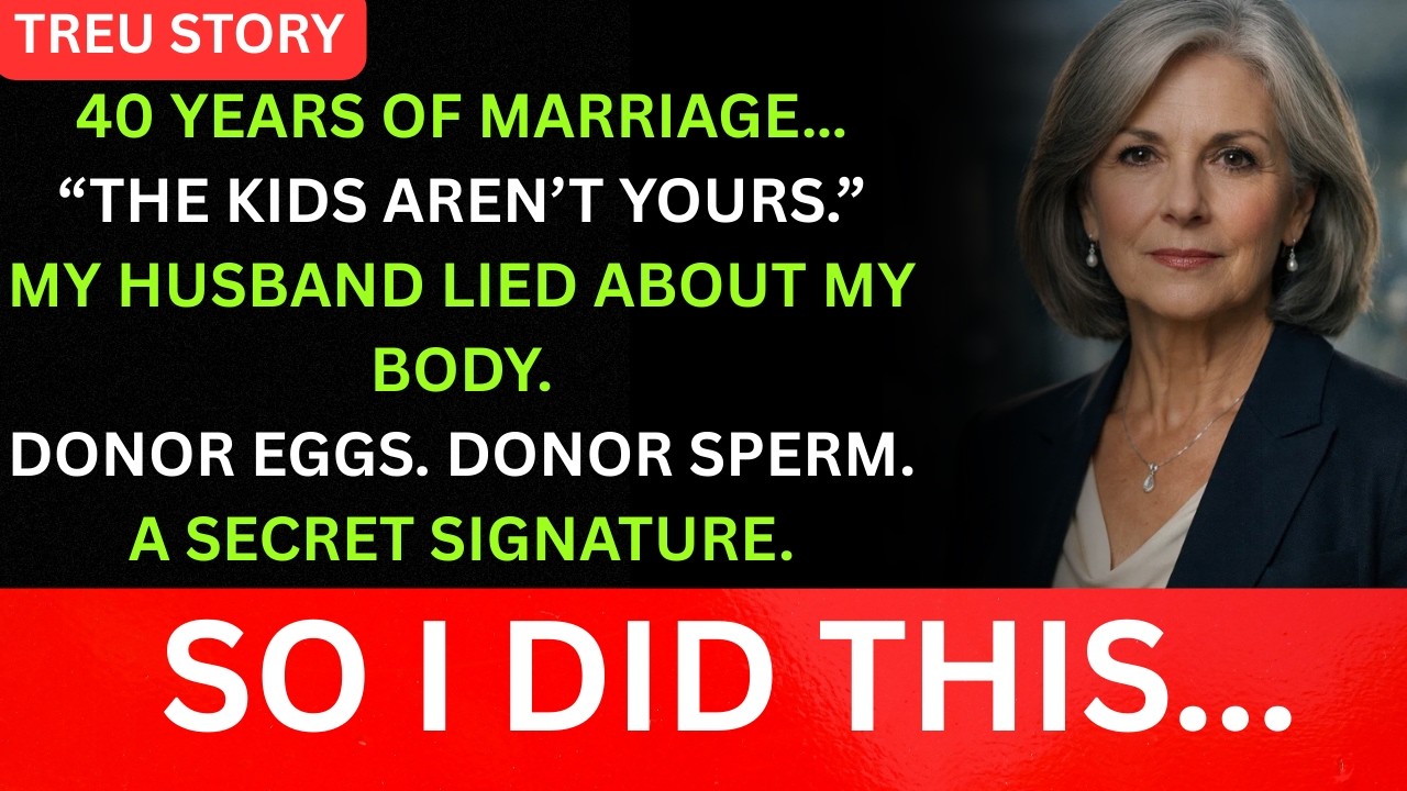 “After 40 Years of Marriage, My Husband Said the Kids Aren’t Mine… The Truth Was Worse.