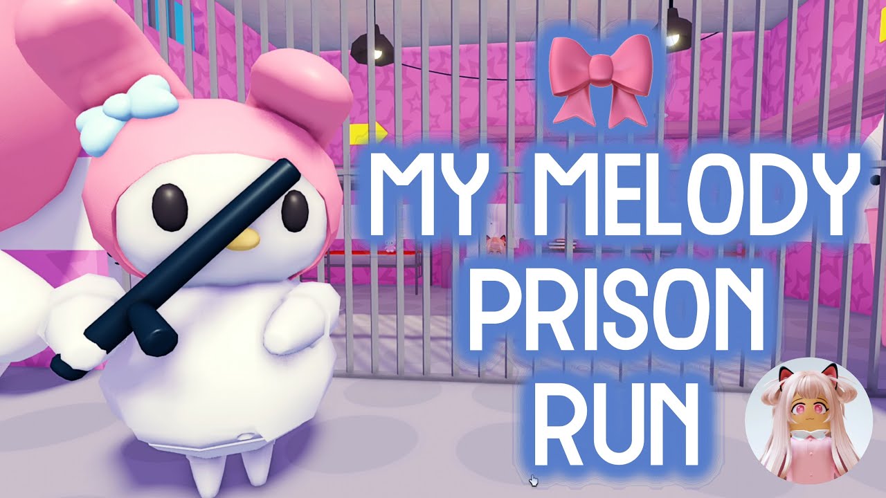 🎀 MY MELODY'S PRISON RUN! (Obby) | Roblox Obby Gameplay Walkthrough No Death [4K]