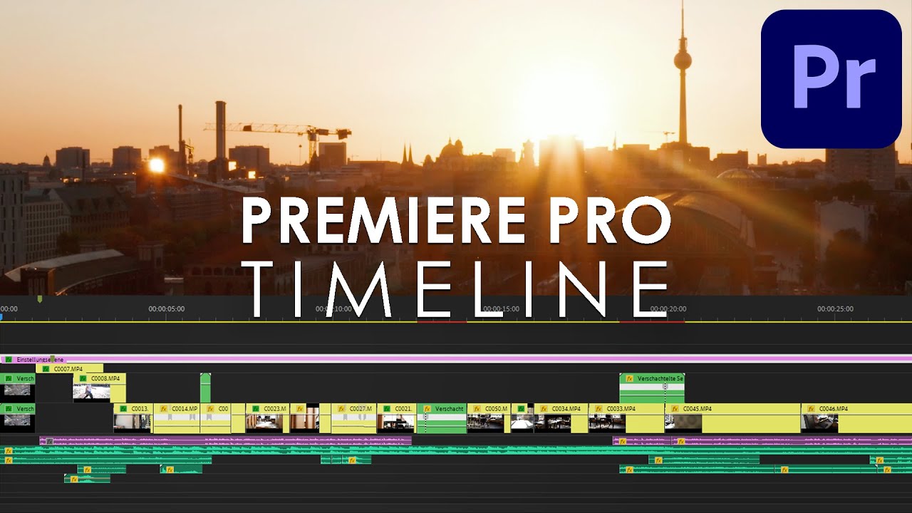 Alle EFFEKTE und ÜBERGÄNGE meiner Intel Produktion - Premiere Pro Timeline