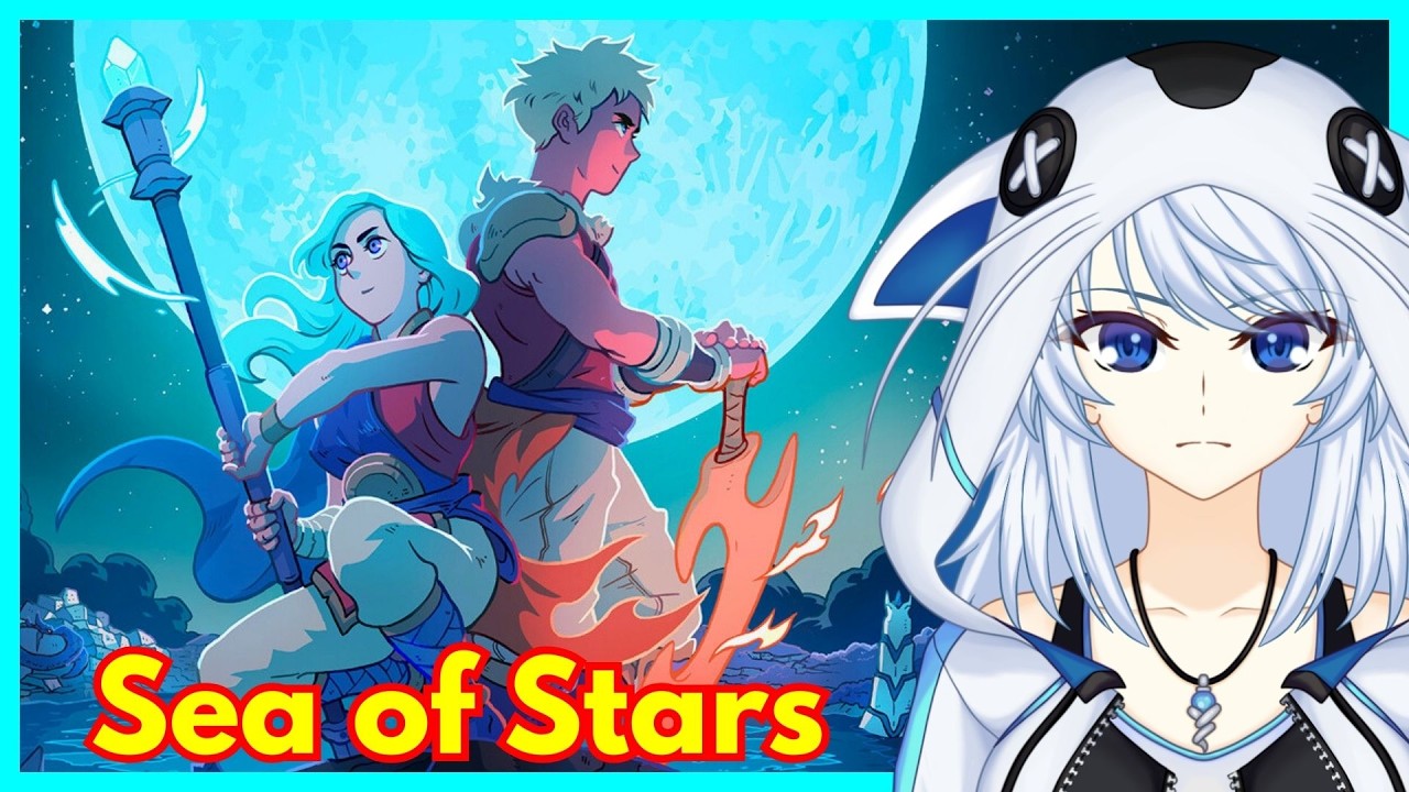 Namatin Game Pixel Art Dengan Reaksi Datar | Sea of Stars Part 3 | Vtuber Indonesia