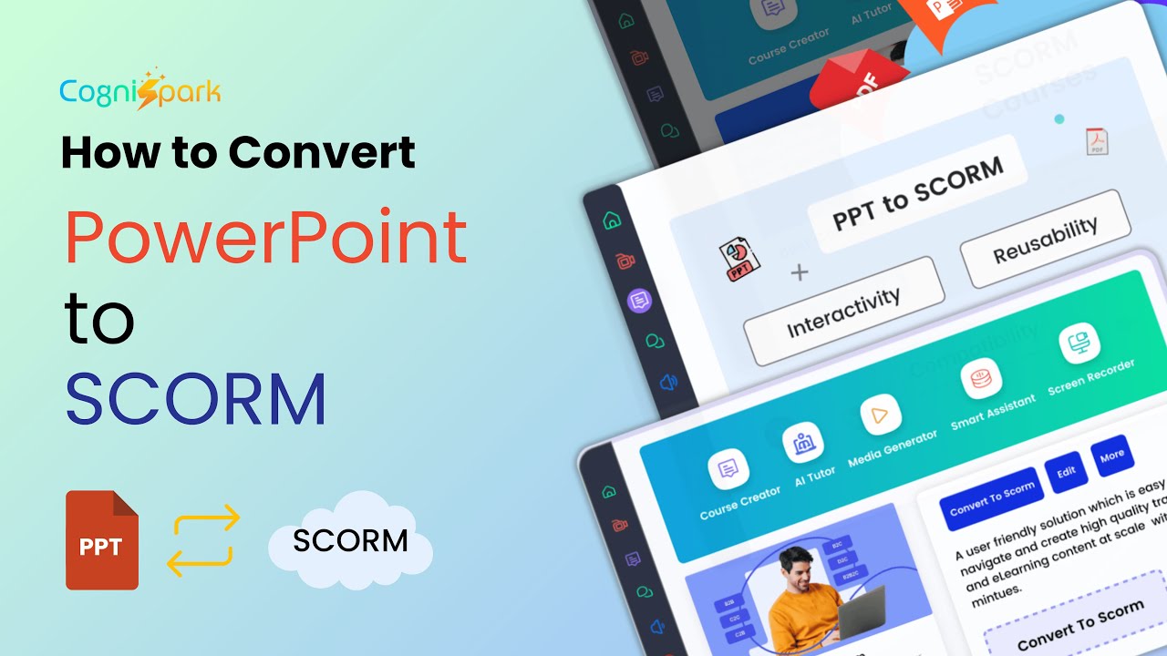 How to Convert for PPT to SCORM - Step by Step Guide @Cognisparkofficial