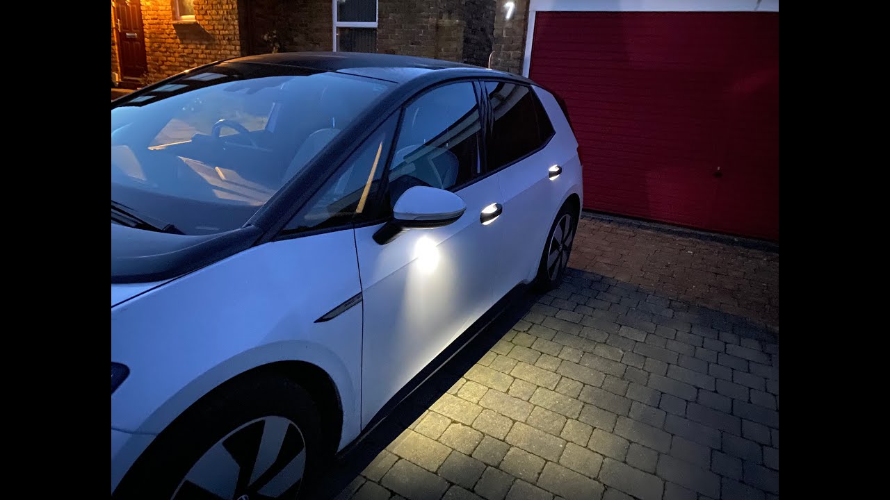 Broken/shattered puddle lights on VW ID3 ID4 cheap fix!