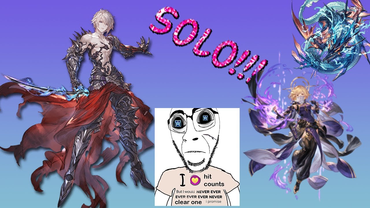 [GBF] Magna Dark Rapture Zero solo w/ Onmmyoji & Shishio. グラブル ルシゼロ 水 陰陽師 マグナ ソロ