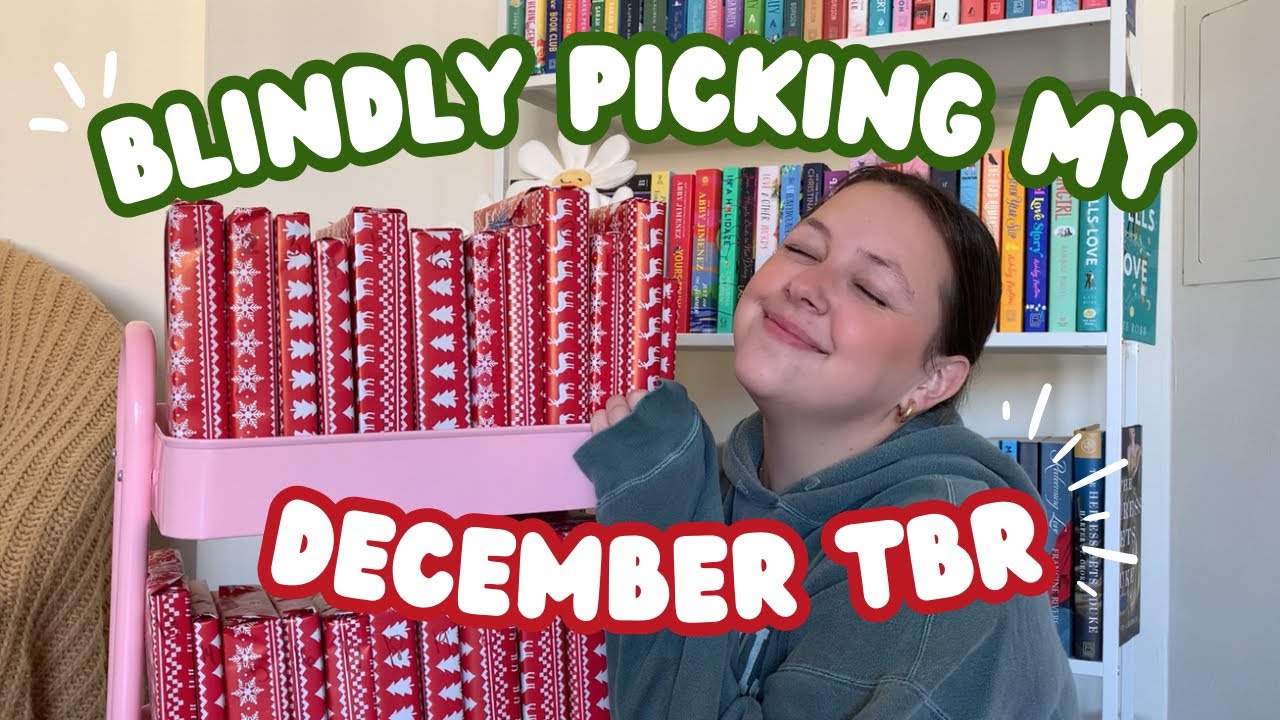 BLINDLY picking my december tbr! 🎁📚 bookmas day 1