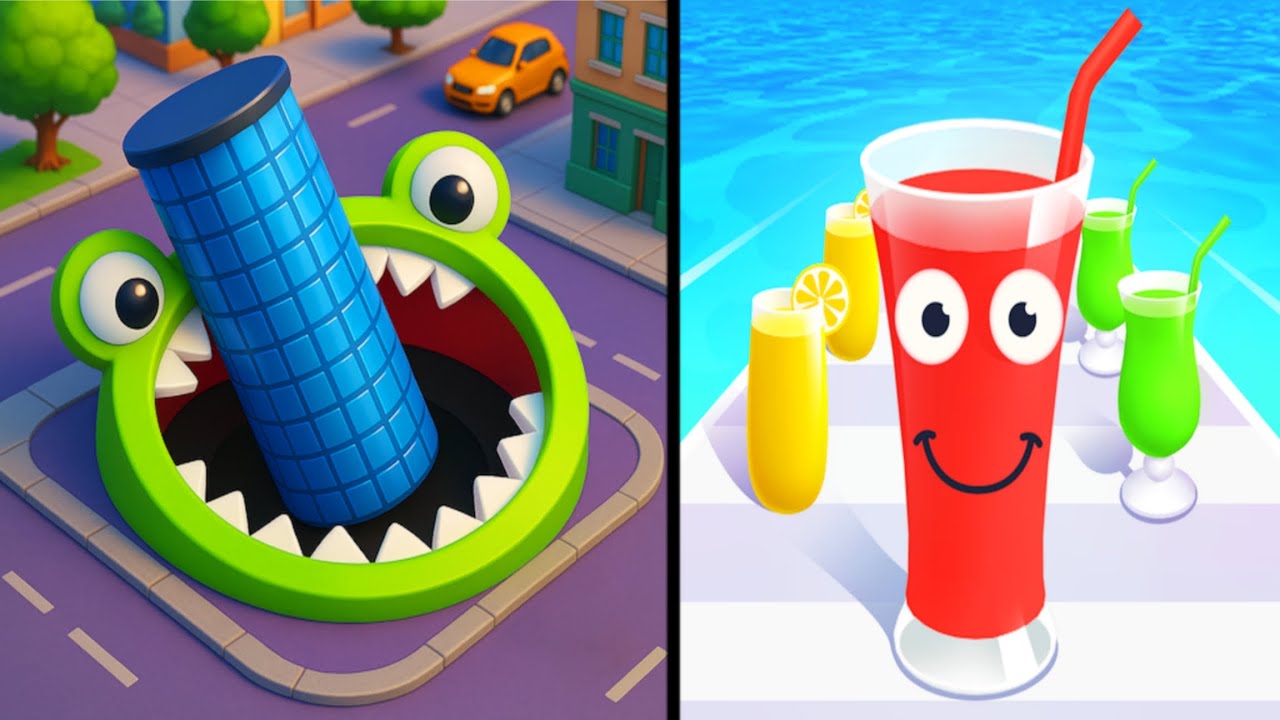 Hole Io Vs Juice Run Max Levels 🔥 Speed Run Gameplay 