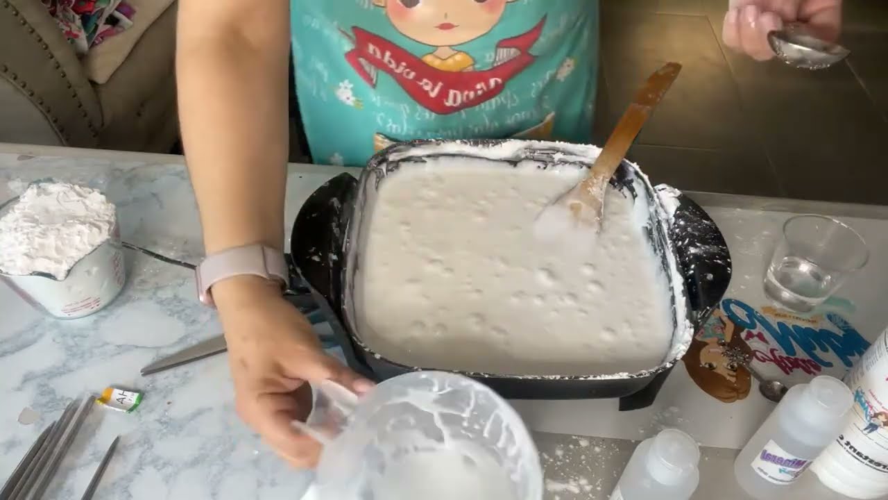 Masa hecha con flexiporzellan  white de brestant de Mexico paso a paso