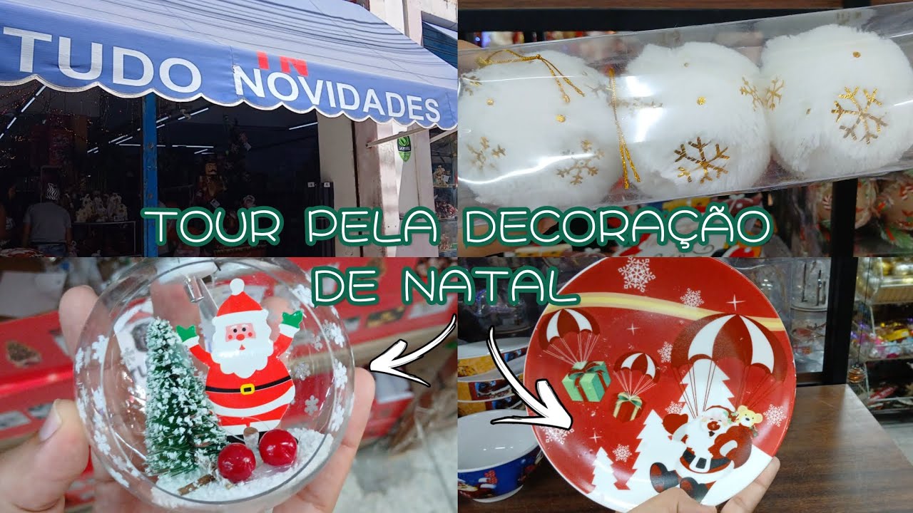 NATAL 2024 - TOUR PELA DECORAÇÃO  DE NATAL - LOJA TUDO NOVIDADES - R. VIDAL DE NEGREIROS - RECIFE/PE