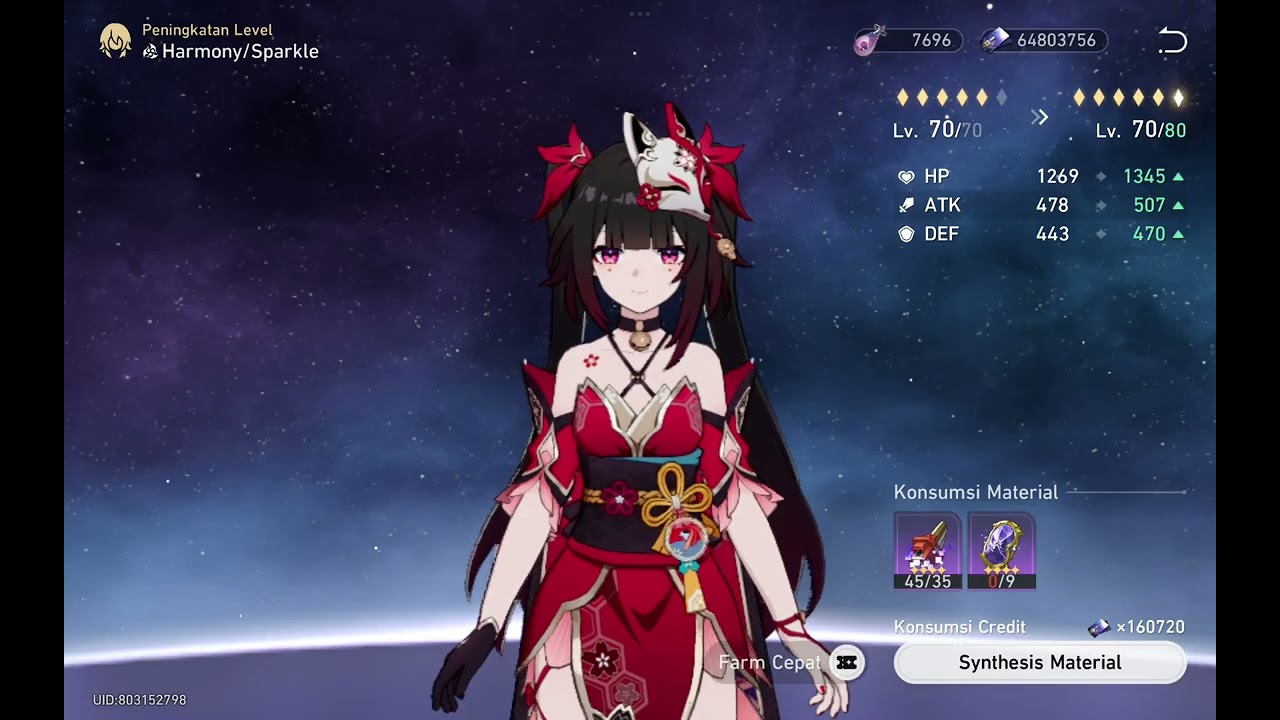 [HSR] Ambil Sparkle Gratisan + leveling her up