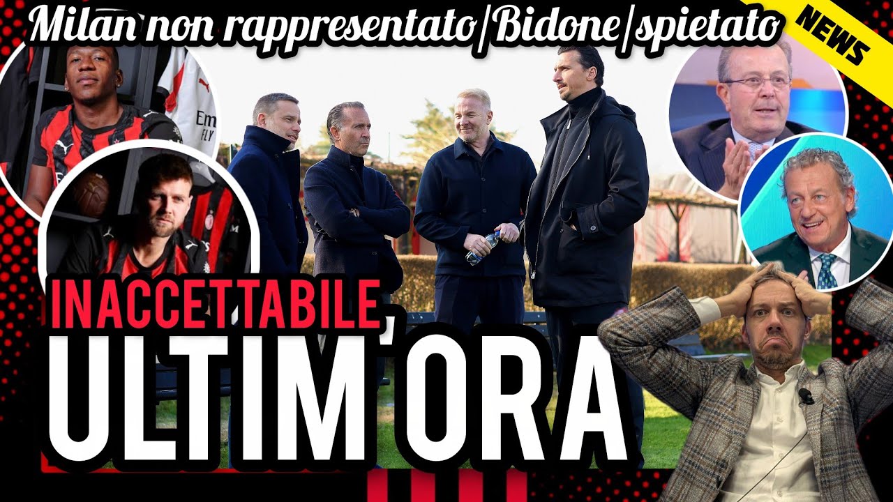 😡IL MILAN NON È RAPPRESENTATO🚨SILENZIO INACCETTABILE😱BIDONE INCREDIBILE📌VINCE BASTONI❌ADDIO😔SPIETATO