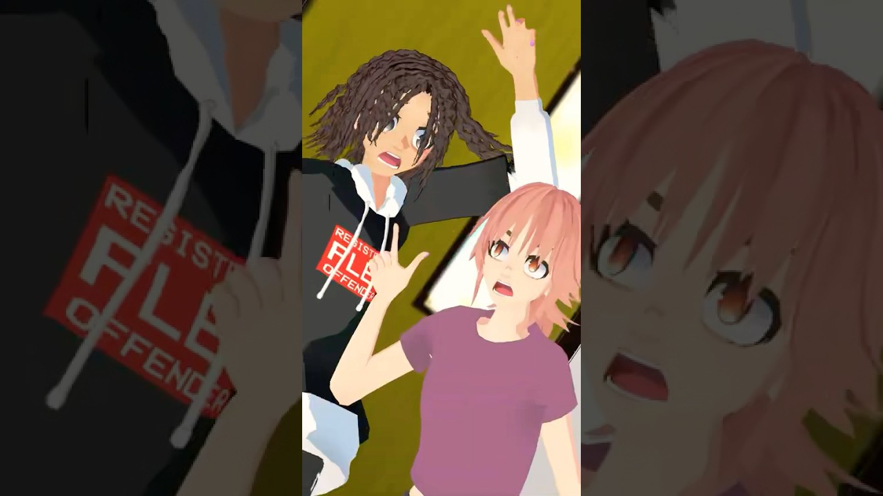 Hold my hand #animation #mmd #blender #mmdmodel #anime